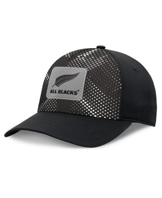 Fanatics - Men's Black New Zealand Rugby Wilding Pinchfront Flex Hat
