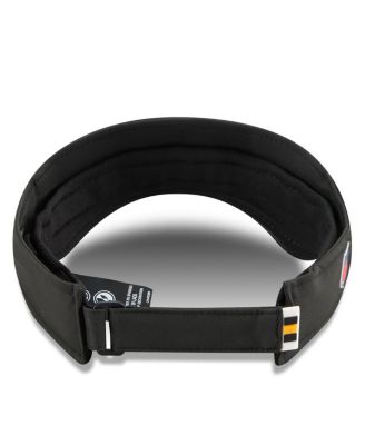 Men's Black Pittsburgh Steelers 2025 Sideline Visor Hat