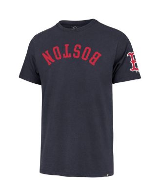 Men's Navy Boston Red Sox Upside Down Two-Peat Franklin T-Shirt