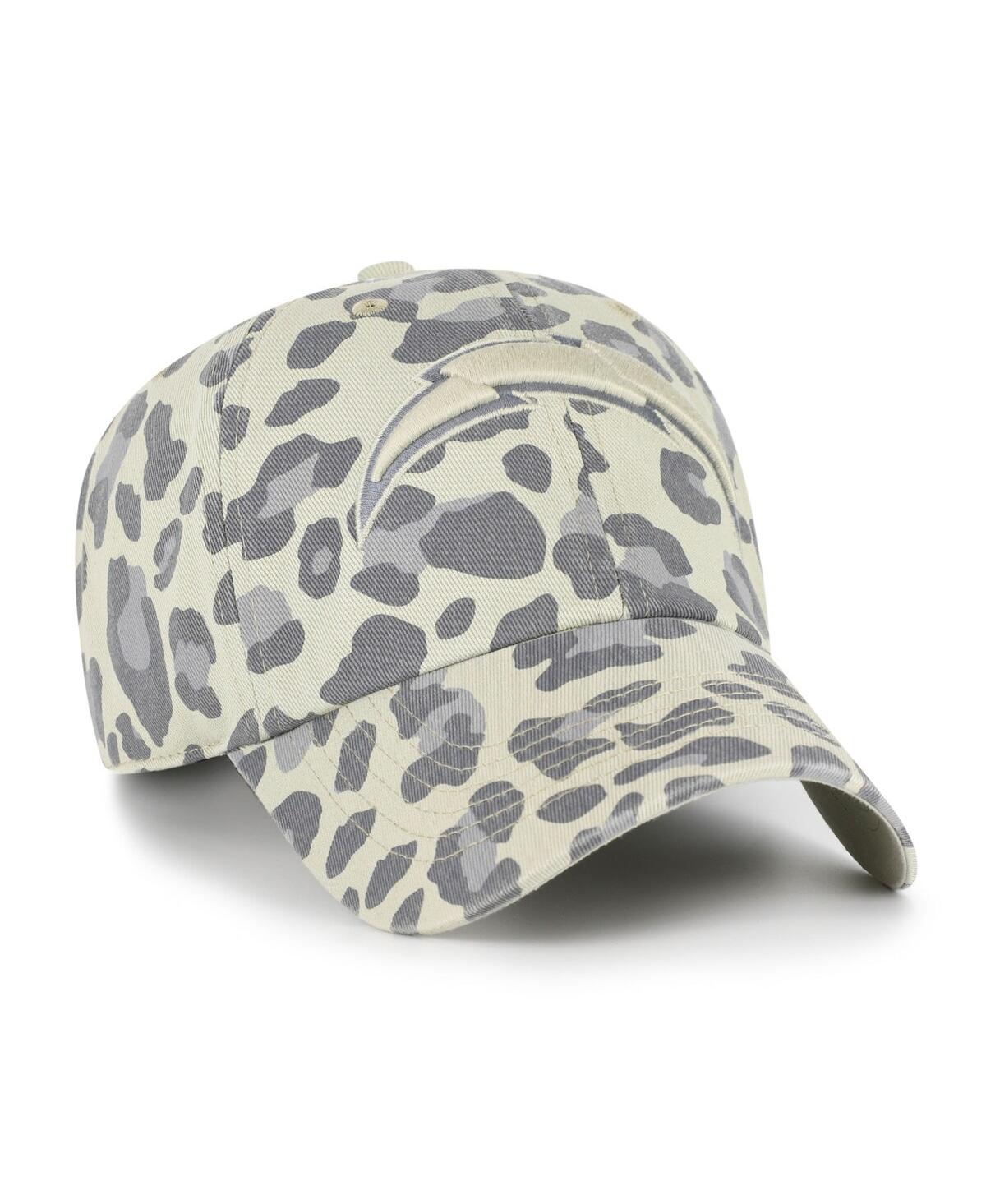 47 Brand Women's Gray Los Angeles Chargers Bagheera Clean Up Adjustable Hat In Multi