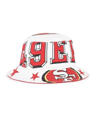 Women's White San Francisco 49ers Energize Bucket Hat
