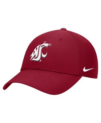 Nike - Men's Crimson Washington State Cougars 2025 On-Field Club Performance Adjustable Hat