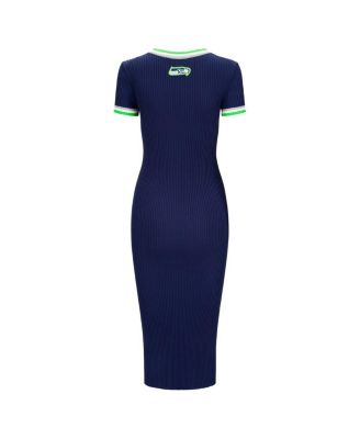 Women's College Navy/Green Seattle Seahawks Colleen Dress