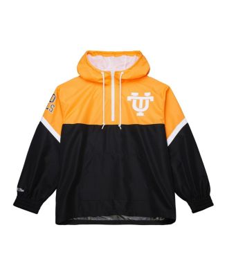 Men's Tennessee Orange/Black Tennessee Volunteers Tie Breaker Logo Vintage Lightweight Anorak Half-Zip Windbreaker