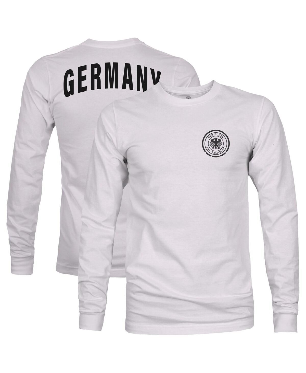 Мужская серебряная футболка с длинным рукавом Arch от Национальной сборной Германии