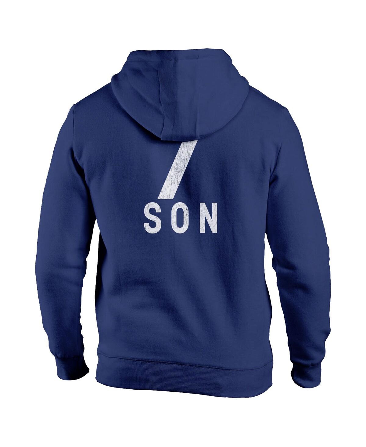 1863fc Men's Son Heung-min Navy Tottenham Hotspur Player Fleece Pullover Hoodie In Blue
