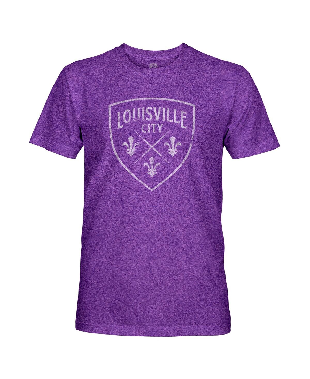 1863fc Men's Purple Louisville City Fc Mono Badge Vintage Tri-blend T-shirt In Purple