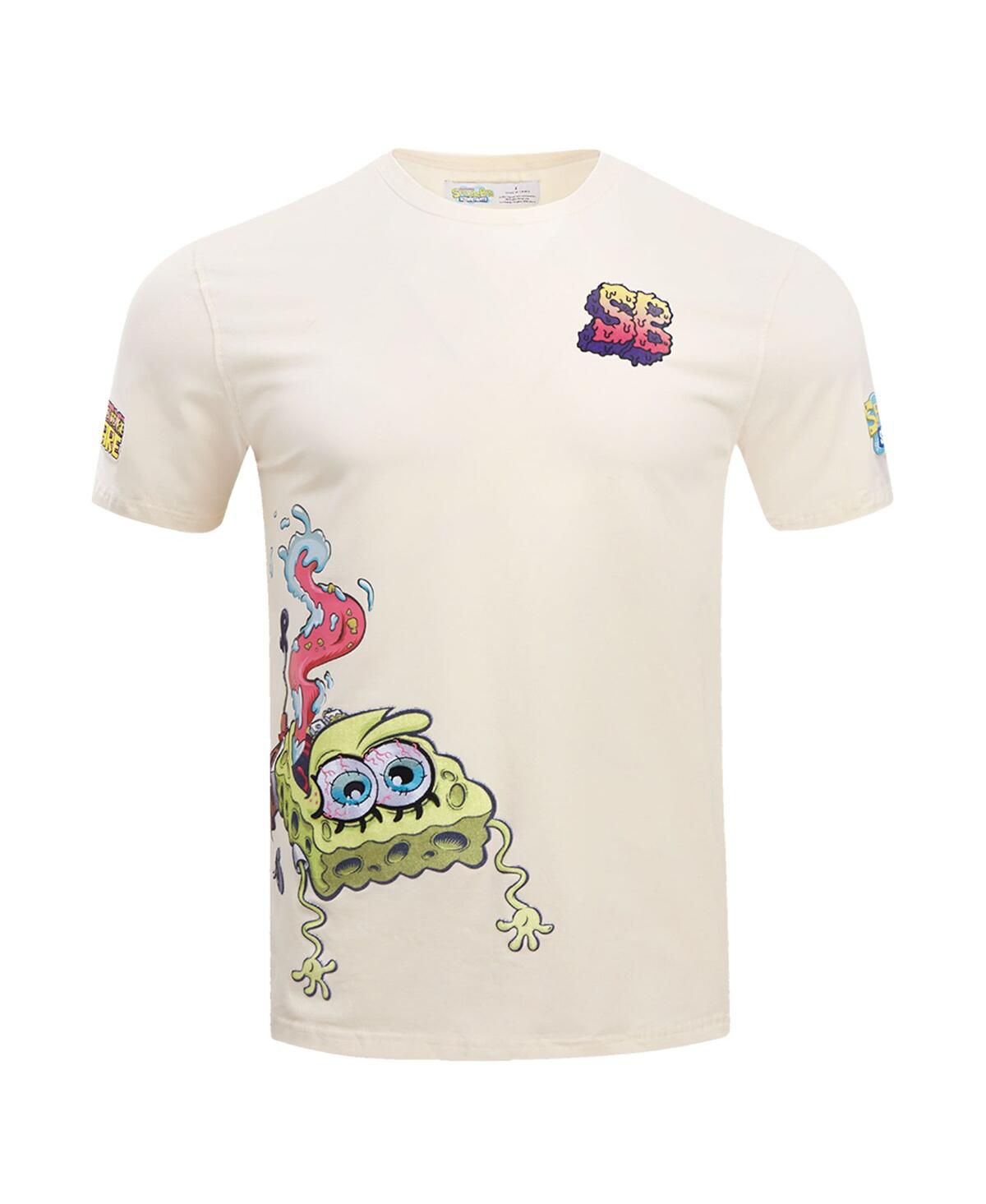 Freeze Max Men's Natural Spongebob Squarepants Sharp Skillz T-shirt In Neutral
