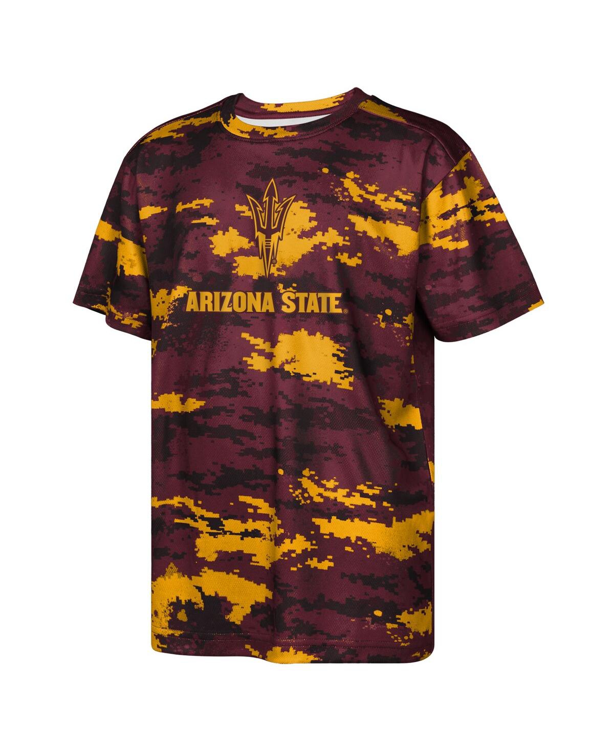 Outerstuff Big Boys And Girls Maroon Arizona State Sun Devils Scrimmage T-shirt In Multi