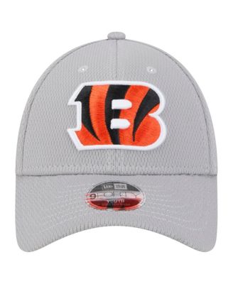 Big Boys and Girls Gray Cincinnati Bengals Main 9FORTY Adjustable Hat