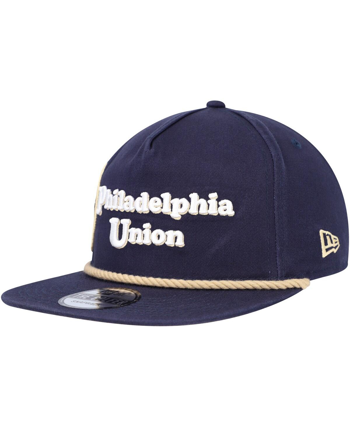New Era Men's Navy Philadelphia Union Heritage The Golfer Snapback Hat