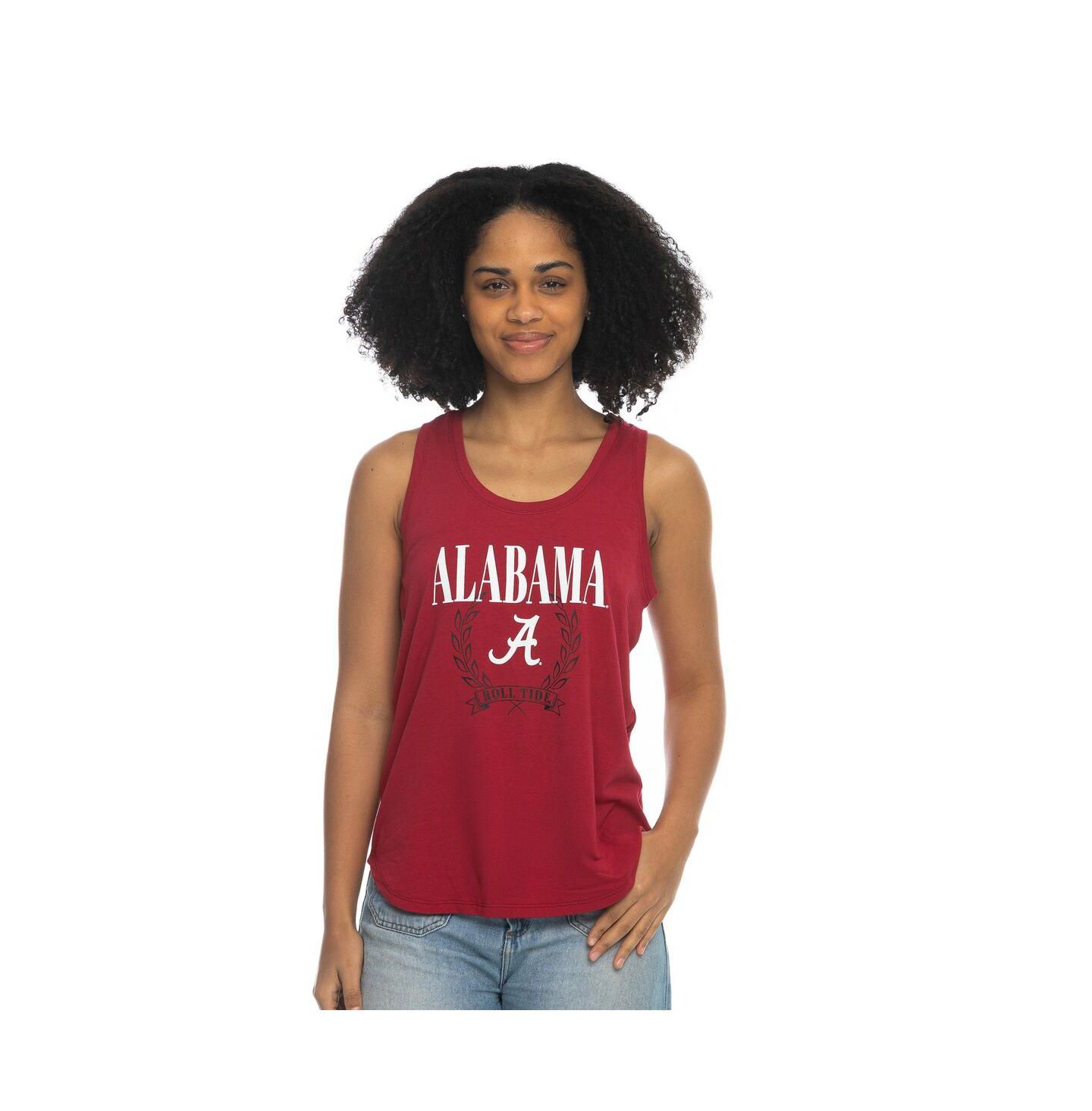Женский топ ZooZatz Crimson Alabama Crimson Tide Everyday Tri-Blend — фото 1