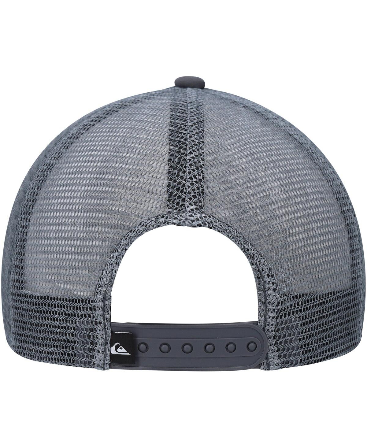 Quiksilver Big Boys And Girls Black Magpie Coop Trucker Snapback Hat In Gray