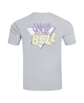 Men's Heather Gray Saved by the Bell Cast Photo T-Shirt