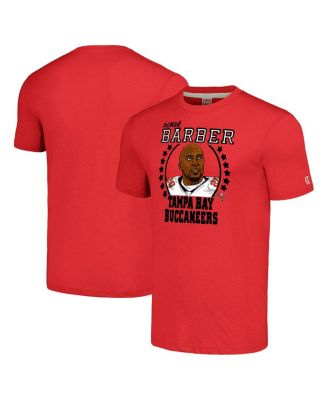 Homage - Men's Ronde Barber Heathered Red Tampa Bay Buccaneers Caricature Retired Player Tri-Blend T-Shirt