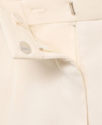 Women's Straight-Fit Pleated Pants