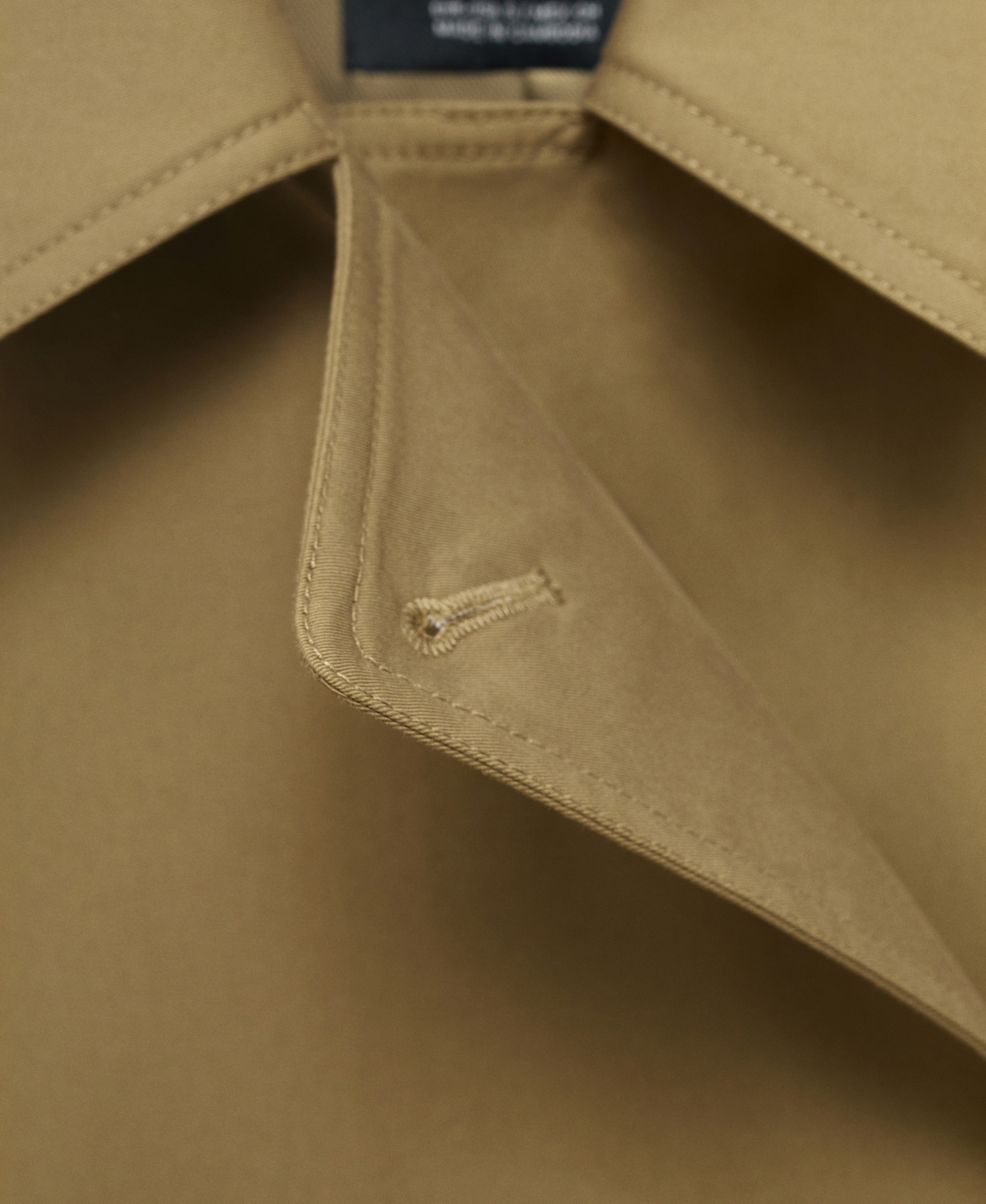 Mango Angela Trench Coat In Green