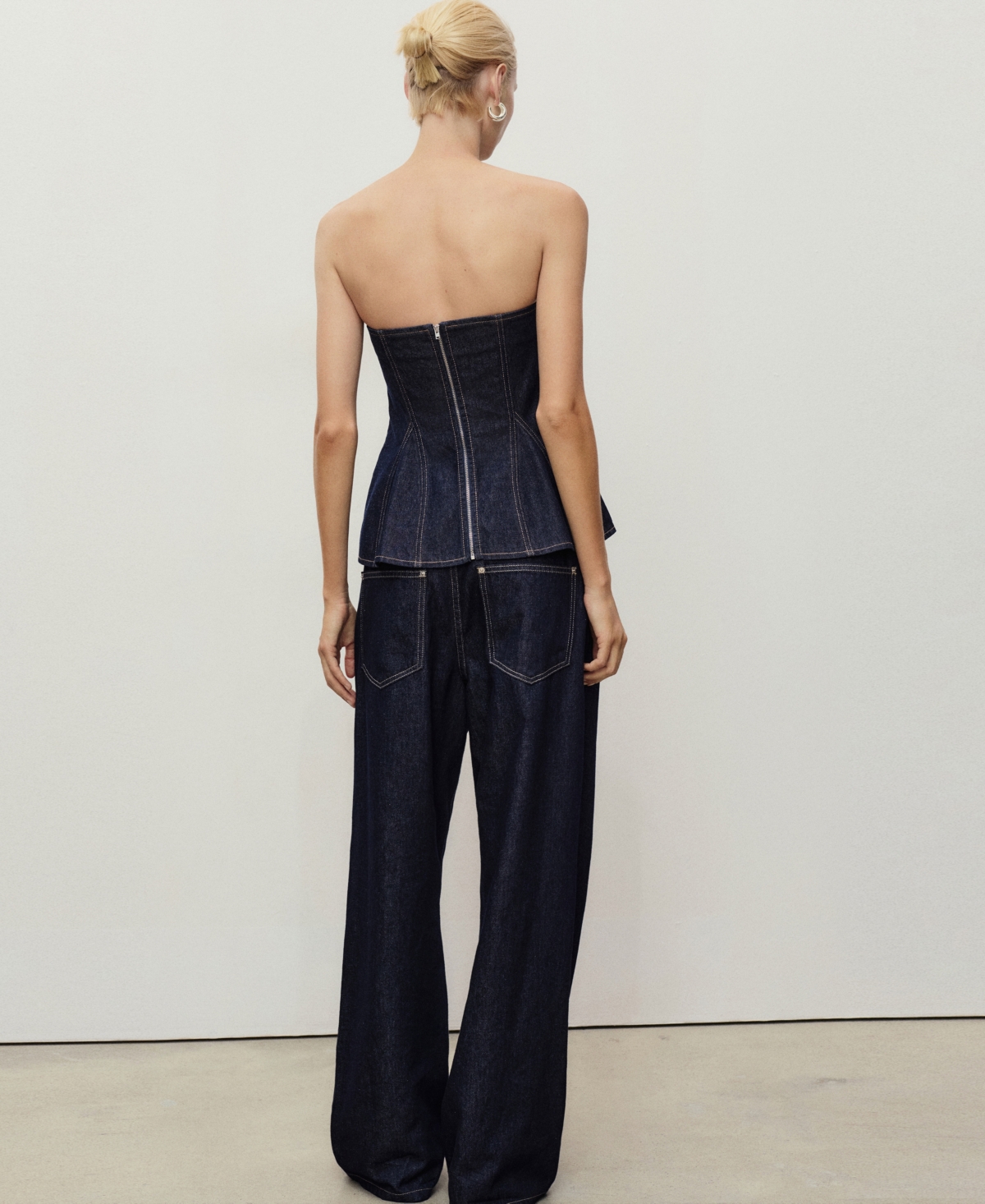 Mango Women's Straight-fit Belt Jeans In Blue