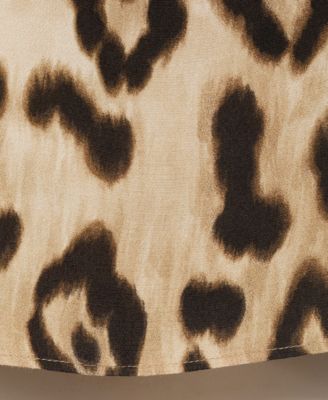 Women's Animal-Print Fluid Top