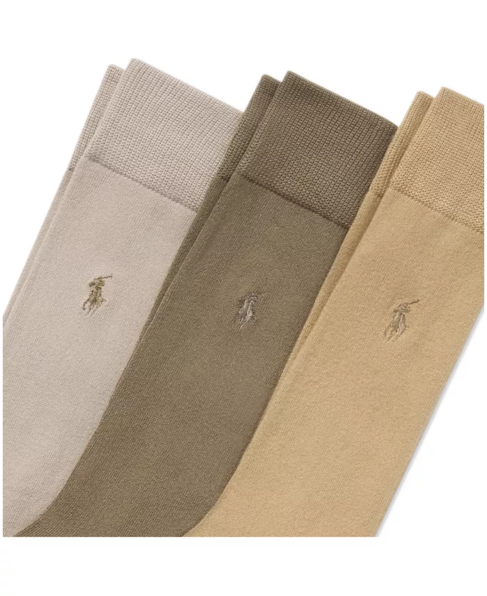 Men's Supersoft Dress Socks, 3-Pack - thumbnail 6