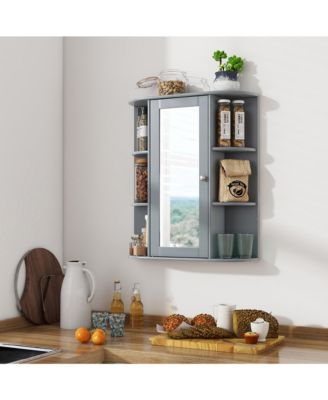 Bathroom Wall Medicine Cabinet Wall Mounted Storage Organizer