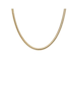 Women's Moderne Stak Gold-Tone Stainless Steel Chain Necklace