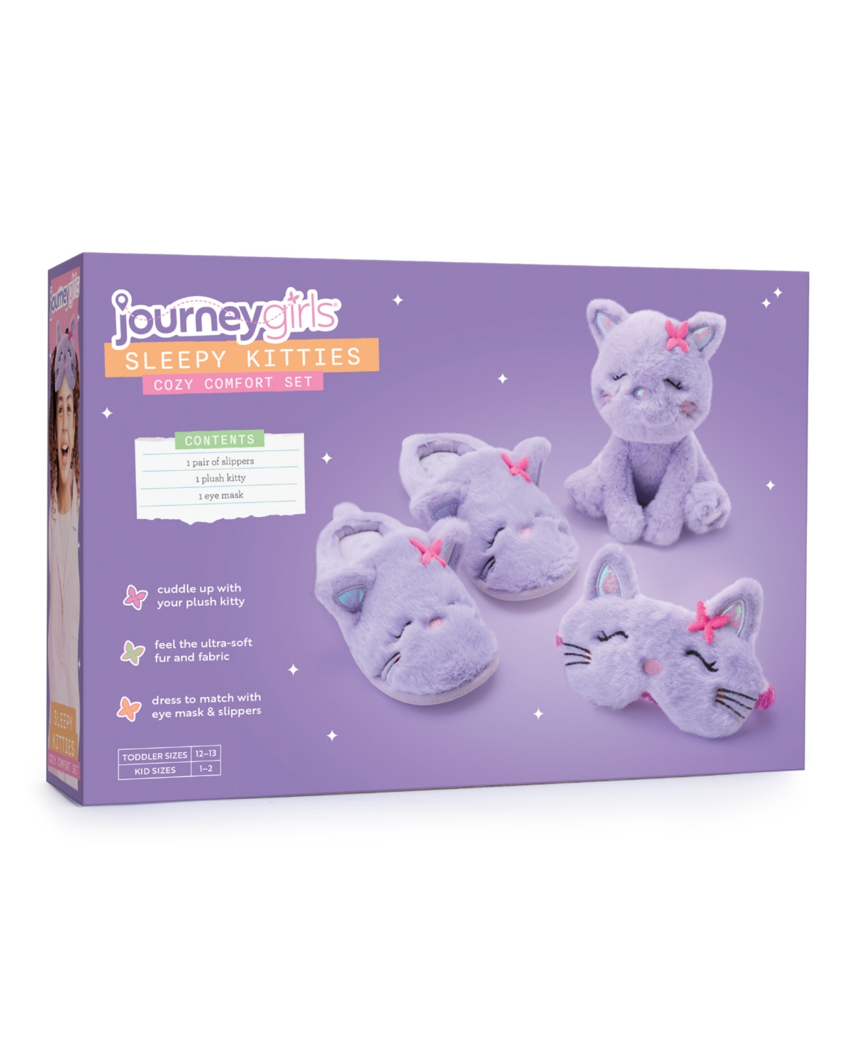 Journey Girls Sleepy Kittie Cozy Comfort Set In Multi