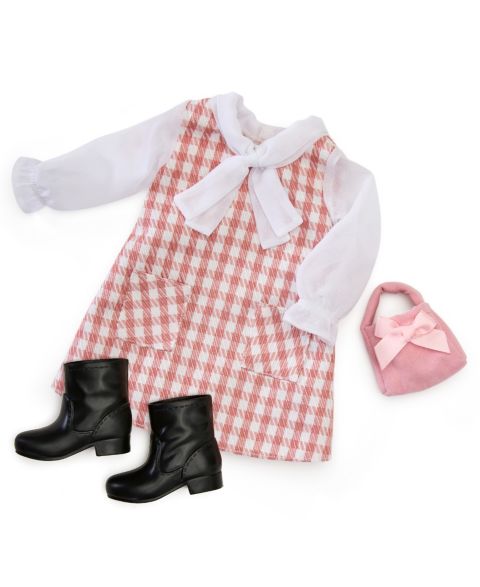 Детские куклы Journey Girls City Chic 18-Inch Doll Dress, Handbag, and Boots, 3-Piece Set, от 5 лет