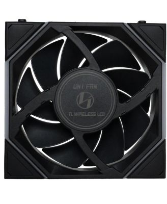 UNI FAN TL Wireless 1.6" LCD 120mm ARGB Case Fan, Black
