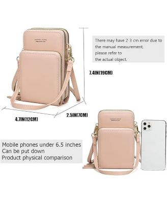 Touch Screen Crossbody Phone Purse for Women, Rfid Blocking Small Cellphone Shoulder Purse with 2 Adjustable Strap