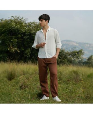 Men's Ridge-Striped Shirt