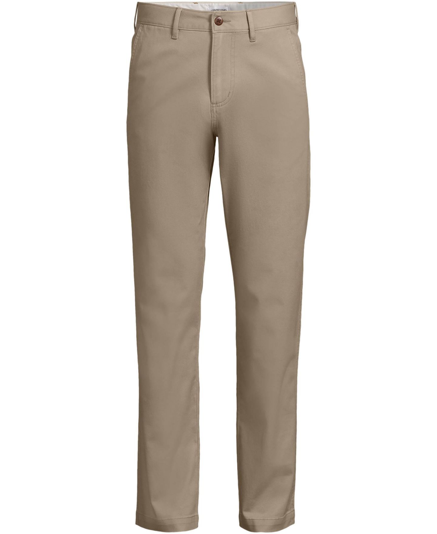 Мужские брюки Lands' End Knockabout Athletic Fit Chino Pant, цвет: Хаки — фото 3
