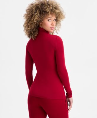 Women's Long-Sleeve Seamless Turtleneck