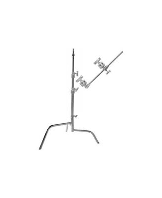 20" C+ Stand with Turtle Base and Grip Head and Arm, Chrome, 4-Pack