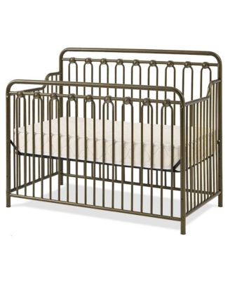 Baldwin 4 in 1 Convertible Full Sized Metal Crib in Golden Nuggest
