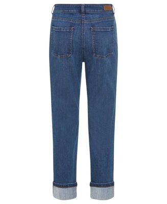 Women's Mona Fit Straight Leg 5-Pocket Jean with Rhinestone Hem