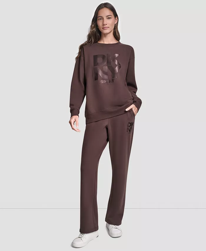 Women's Transfer Logo Crew Neck Sweatshirt - thumbnail 8