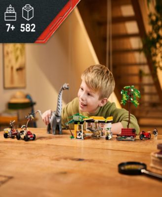 Jurassic World Raptor Titanosaurus Tracking Mission Toy 76973, 582 Pieces