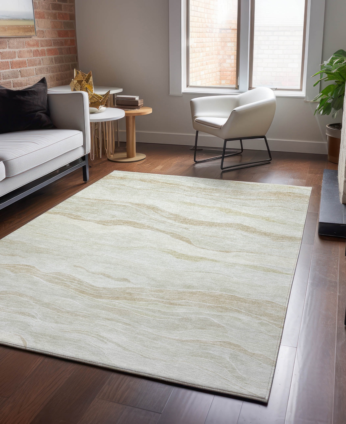 Dalyn Pacifica Pa6 2'6"x3'10" Area Rug In Neutral