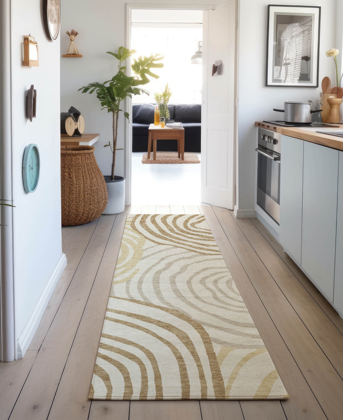 Dalyn Neo No10 2'3"x7'6" Runner Area Rug In Brown