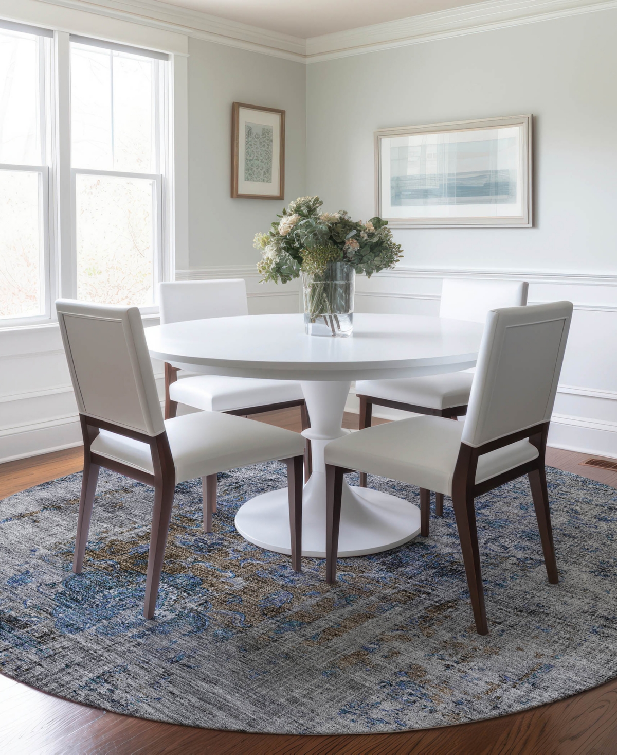 Dalyn Karaj Kj2 8'x8' Round Area Rug In Multi