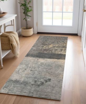 Nouveau Washable NV16 2'3"x7'6" Runner Area Rug