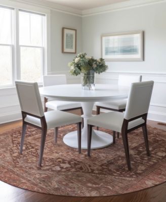 Solace Washable SL14 8'x8' Round Area Rug