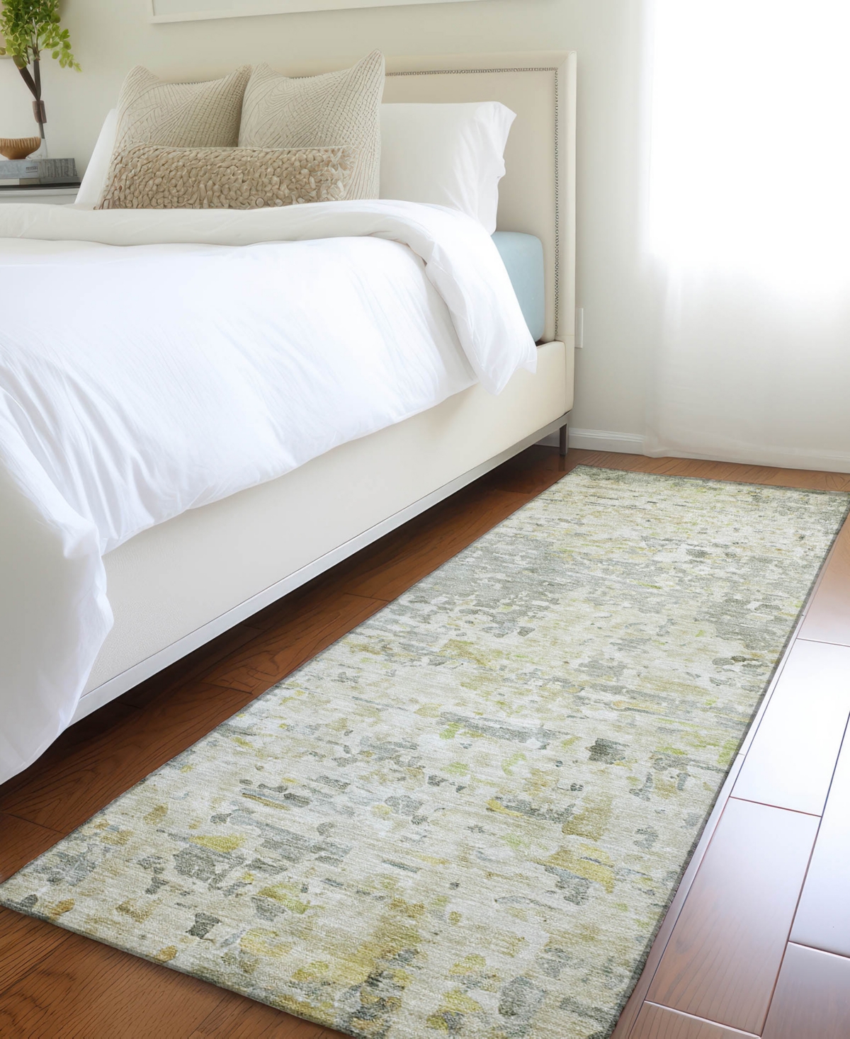 Dalyn Kochi Kc6 2'3"x7'6" Runner Area Rug In Gray