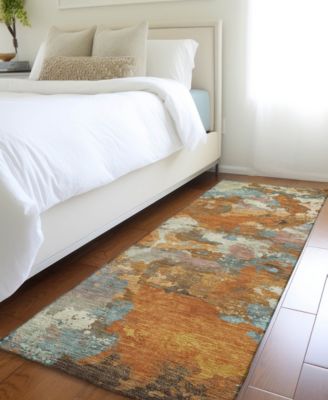 Kochi Washable KC9 2'3"x7'6" Runner Area Rug