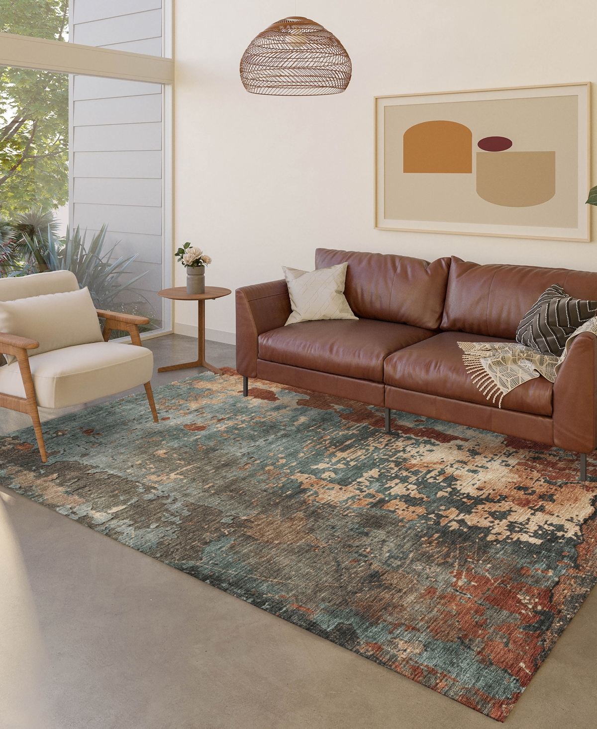 Dalyn Kochi Kc11 2'6"x3'10" Area Rug In Multi