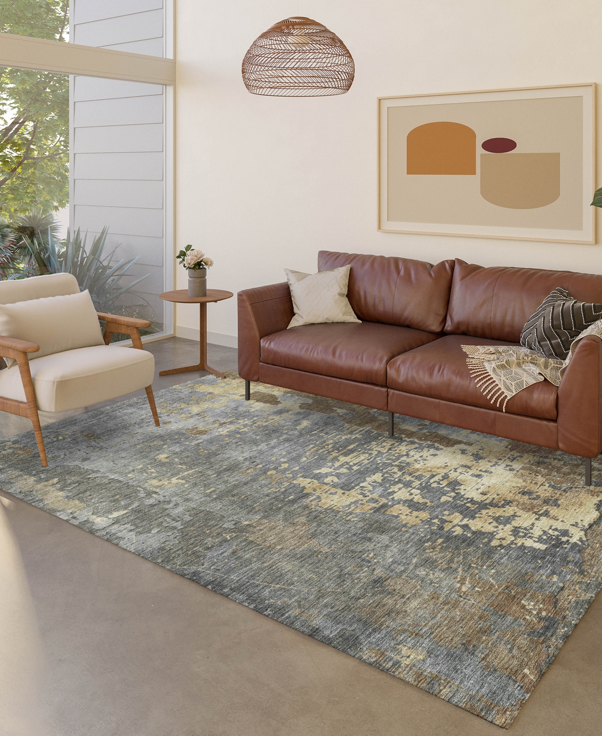 Dalyn Kochi Kc11 2'6"x3'10" Area Rug In Gray