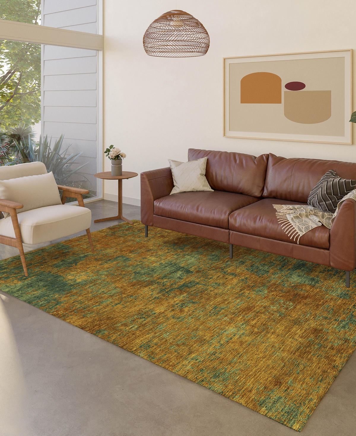 Dalyn Kochi Kc2 2'6"x3'10" Area Rug In Brown