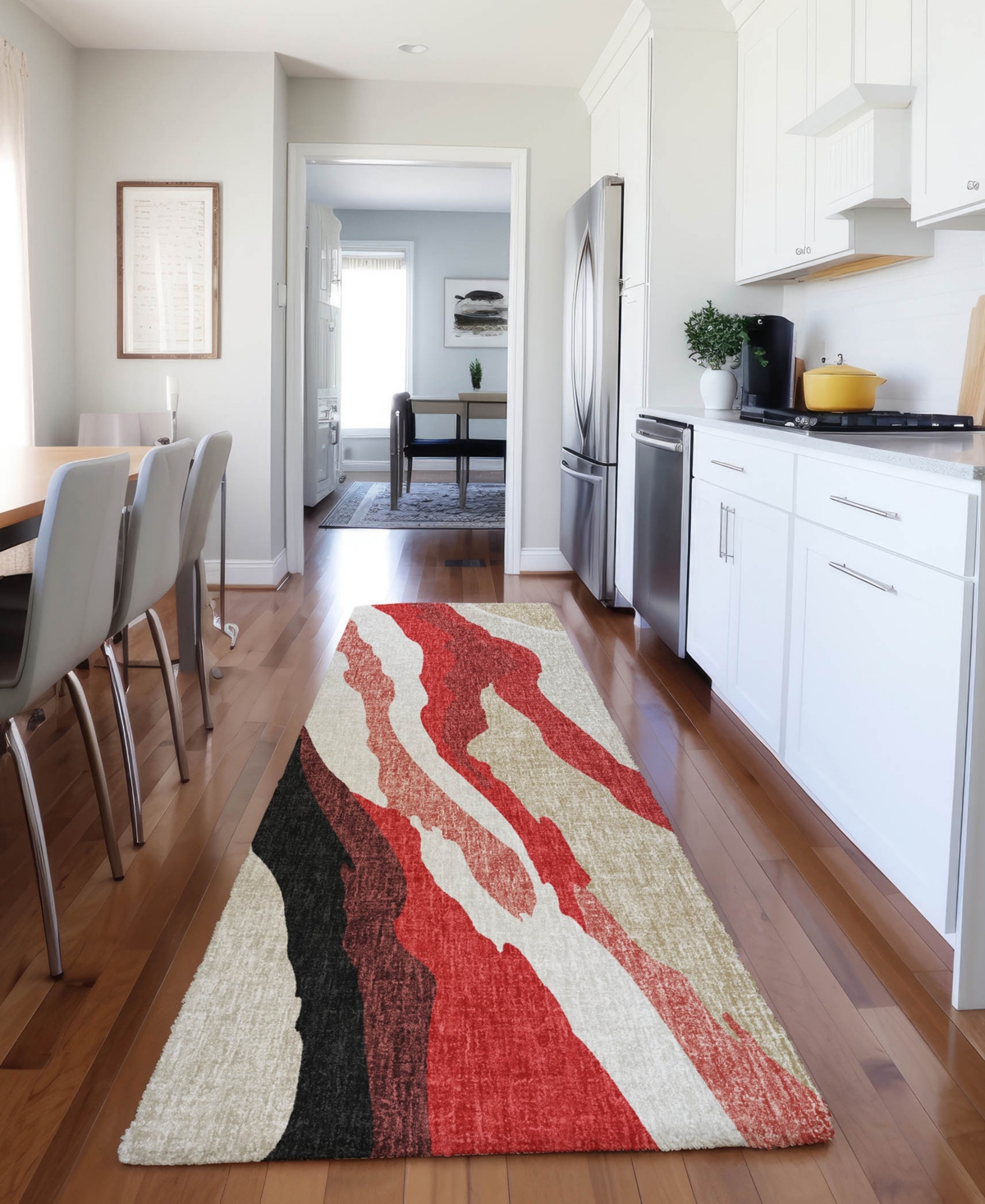 Dalyn Lorenzo Ln4 2'3"x7'6" Runner Area Rug In Red