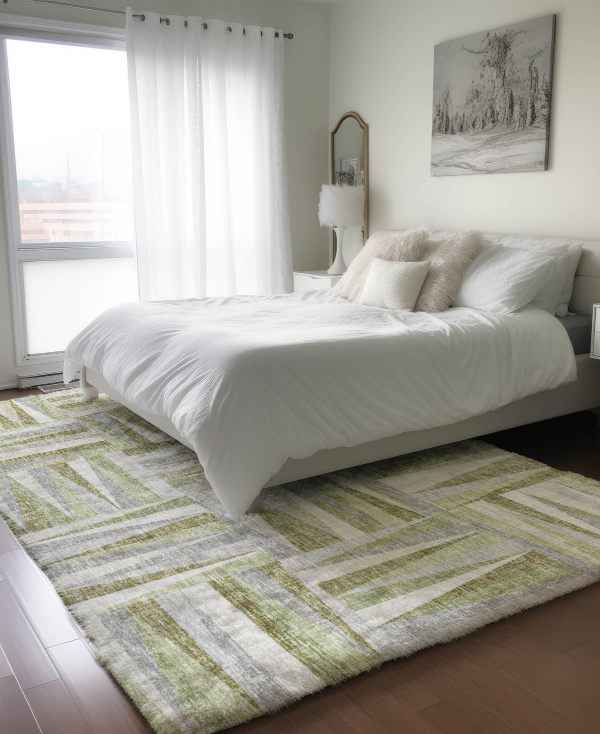 Dalyn Lorenzo Ln2 2'6"x3'10" Area Rug In Green